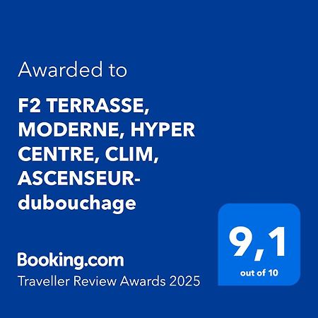 Apartament F2 Terrasse, Moderne, Hyper Centre, Clim, Ascenseur- Dubouchage Nicea Zewnętrze zdjęcie